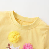 Kid Girls Comfortable Breathable Soft Fashion Cute Cartoon Loose T-shirt