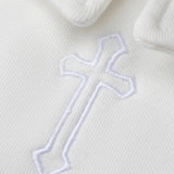 Baby Boy Cute Onesie White Formal Christ Baptism Set