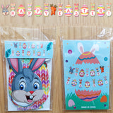 Easter Party Cartoon Rabbit Flags Holiday Decorative Banner