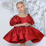2-8T Kid Baby Girl Birthday Party Walk Show Princess Flower Wedding Dress