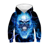 Children's Long-sleeved Hooded Pullover Sweater Trendy Children's Pullover Top