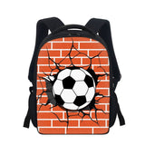 Kid School Bag Creative Football Portable Backpack