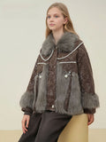 2-8T Kid Girl Outerwear Faux Fur Stylish Thickened Winter Cotton Jacket Coats