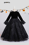 3-12T Kid Girl Halloween Princess Cosplay Queen Dress