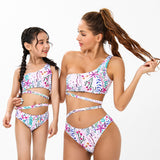 Parent-child swimsuit split bikini kids bikini mother-daughter swimsuit girl