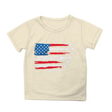 Kid Girl Boy 250th Anniversary Independence Day Printed Comfortable Casual T-Shirt
