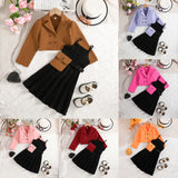 Kid Girl Korean Version Fashionable 3 Pcs Sets