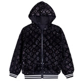 1-12T Kid Baby Girl Boy Plaid Sequins Halloween Party Coats Jacket