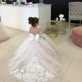 Kid Girl Fluffy Princess Flower Wedding European American Dresses