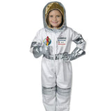 Kid Boy Girl Halloween Cosplay Costumes Astronaut Holiday Party Suits 4 Pcs Set