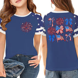 Kid Boy Girl USA Independence Day 250th Anniversary Loose Casual T-shirt Top