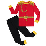 2-12T Kid Halloween Boys Glow Skeleton Pajamas 2 Pcs Set