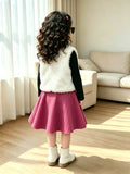 Foreign Style Small Vest Medium and Older Children's Fashion Suit Vest Dress