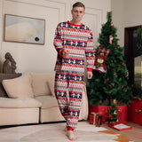 Family Matching Snowman Deer Printed Flower Loungewear Pajamas Set