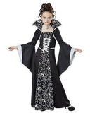 3-12T Kid Halloween Witch Medieval Vintage Lace Horn Sleeve Costume