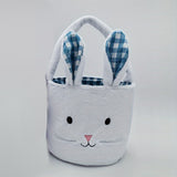 Easter Home Party Egg Hunting Game Basket Rabbit Doll Fabric Basket