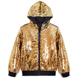 1-12T Kid Baby Boy Girl Fashion Flip Sequins Design Halloween Party Coats Jacket