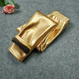 2-10T Kid Boy Girl Velvet Gold Silver Thickened Thermal Trousers Pants