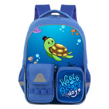 Kid Boy Double-layer Primary Secondary Zipper Cartoon Multi-pocket Backpack