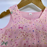 Kid Baby Girl Suit Cute Bow Embroidered Sleeveless Top Shorts 2 Pcs Set