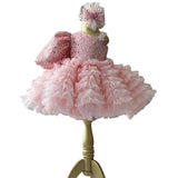 Kid Girl Princess Sequined Tutu Catwalk Dresses