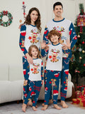 Family Matching Ins Parent-child Christmas Deer Print Home Pajamas