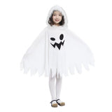 3-10Y Halloween Kid Girl Pixie Hooded Cape Masquerade Ball Cosplay Costume