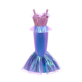 Kid Girl Mermaid Color Changing Party Mermaid Dresses