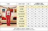 Family Matching Christmas Parent-child Pajamas Printed Fashion Long-sleeved Loungewear Set