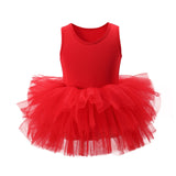 1-5Y Kid Baby Girl Ballet Swan Dance Performance Dress