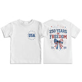 Kid Boy Girl Crew Neck Top Fashion Comfortable Independence Day T-shirt