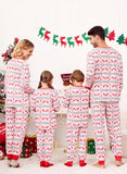 Family Matching Christmas Home Parent-child Printed Pajamas