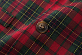 1-5Y Kid Baby Boys Red Plaid Christmas Suit Multi-piece Set