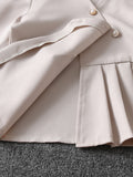 5-14Y Kid Girls Suit Fashion Suit Casual School Suits 2 Pcs Set