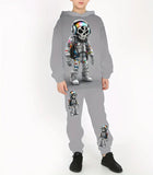 Children's Boys' Autumn Hooded Set New Versatile and Stylish Two-Piece Set