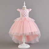 Kid Girls Princess Dinner Host Piano Performance Dresses