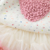 1-6T Kid Baby Girls Princess Tutu Autumn Winter Suits 2 Pcs Set