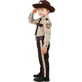 3-8T Kids Boy Police Uniform Suit Halloween Cosplay Costume