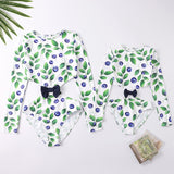 Swimsuit Women's Long-sleeved One-piece To Cover The Belly and Look Thin. Parent-child Ratio Swimsuit
