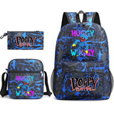 Bobby Playtime Schoolbag 3pcs Set Outdoor Computer Canvas Backpacks