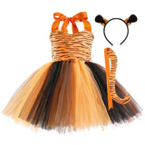 1-10Y Kid Baby Girls Princess Halloween Animal Party Ballet Dresses