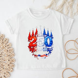 Kid Boy Girl USA Independence Day Fashion Short Sleeve T-Shirt Summer Top