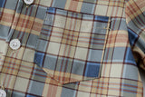 1-6Y Kid Baby Boys Plaid Overalls Autumn British Gentlemen Suits 4 Pcs Set