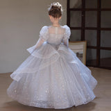Girls Dress Birthday French Light Luxury Niche Host Girl