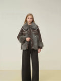 2-8T Kid Girl Outerwear Faux Fur Stylish Thickened Winter Cotton Jacket Coats