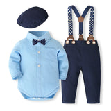 Kid Boy Host British Style Suit 2 Pcs Sets