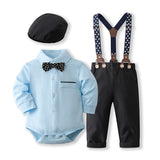 Kid Boy Host British Style Suit 2 Pcs Sets