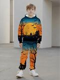 Children's Hooded Sweater Set Children's Casual Set
