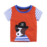 Kid Baby Boy Summer Knitted Bottoming T-Shirts