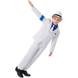 4-12Y Kid Boy Mike Jackson Dance Stripe Suit